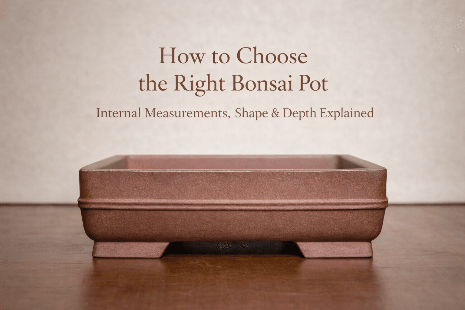 how to choose the right bonsai pot uk